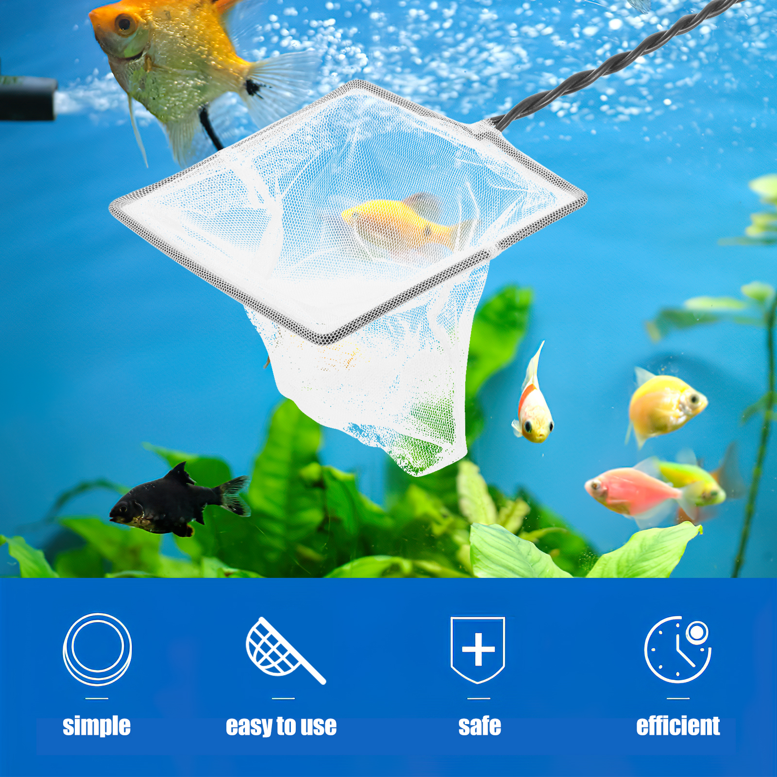 Portable Fish Net Fish Tank La - Aquarium Fishland のレビューと価格