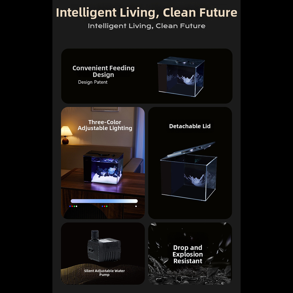 160L/H Self-circulation Aquari - Fish Tank Filter Aquarium のレビューと価格