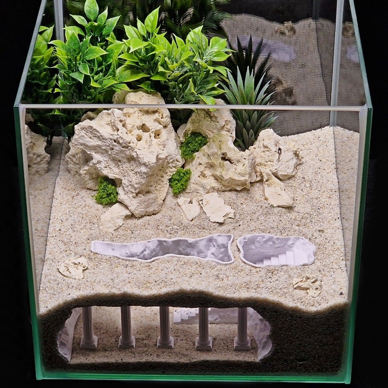 Fish Tank Cave Aquascaping,Art - Aquarium Fish Games のレビューと価格