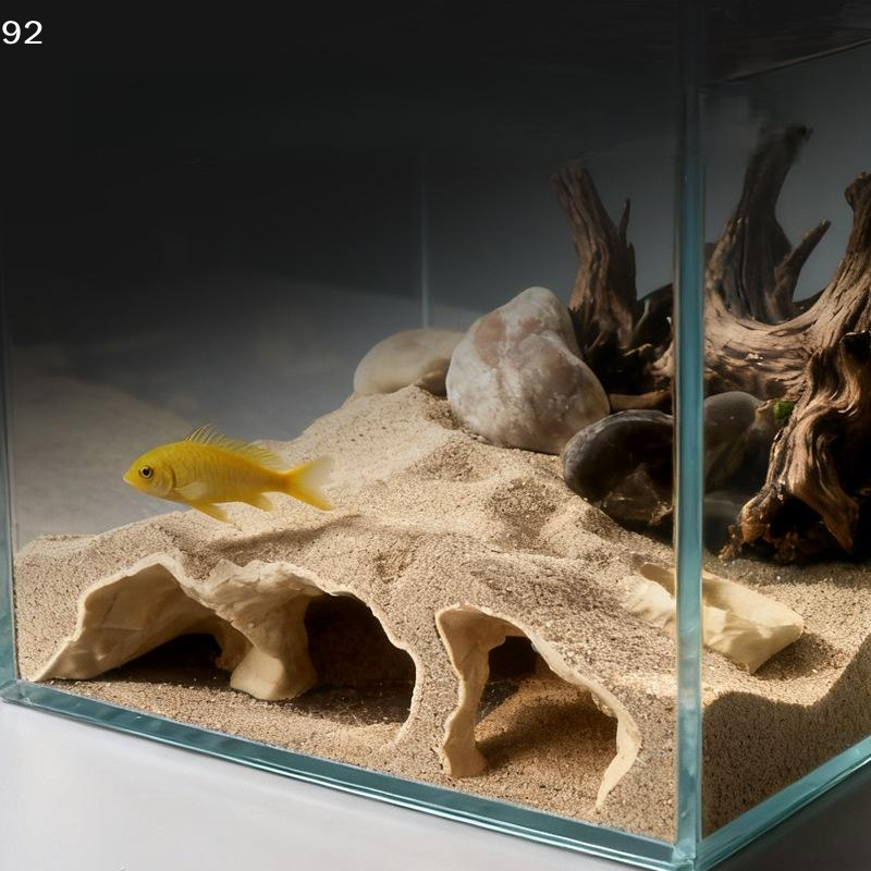 3D Printed Natural Curve Cave: - Aquarium Fish Hiding Places のレビューと価格