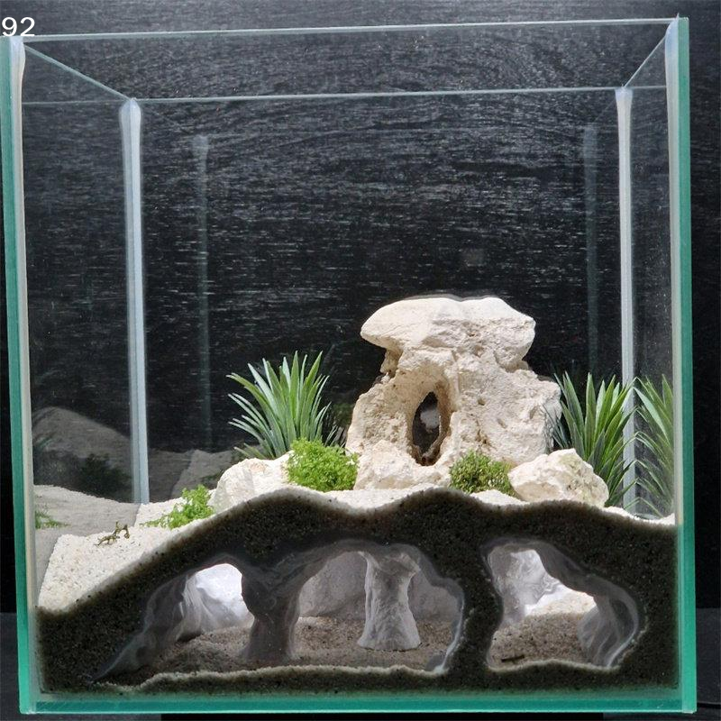 3D Printed Natural Curve Cave: - Aquarium Fish Hiding Places のレビューと価格