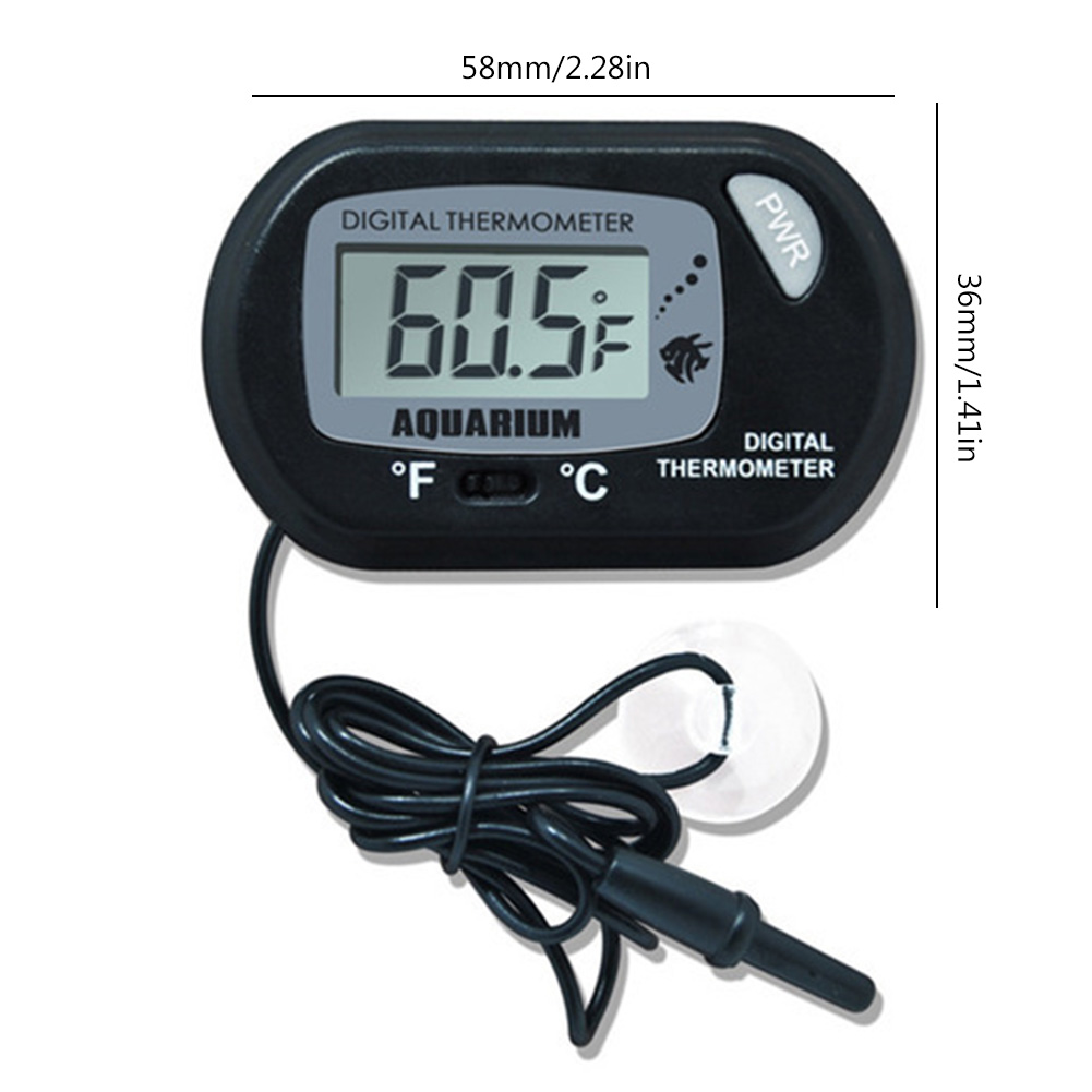 Fish Tank Thermometer Suction  - Aquarium Fish Yellow And Black のレビューと価格